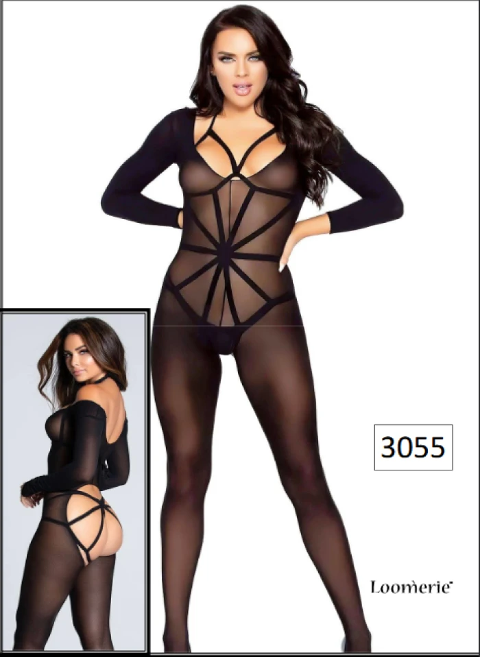 #3055 - Loomerie 3055 Kadın Vücut Çorabı-Siyah Şık ve Rahat Kadın Çorabı