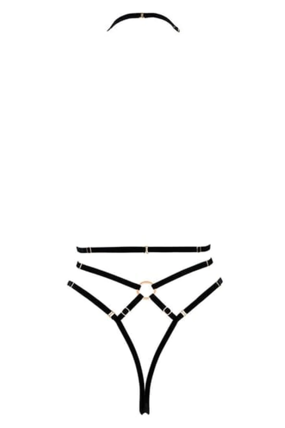 #793 - Gizemli ve Çekici: Nightlight Göğüs Detaylı Fantazi Harness