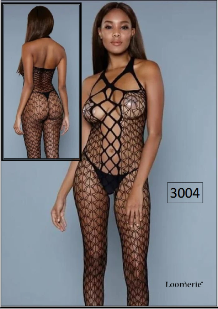 #3004 - Loomerie 3004 Kadın Vücut Çorabı-Siyah Rahat ve Şık Vücut Çorabı