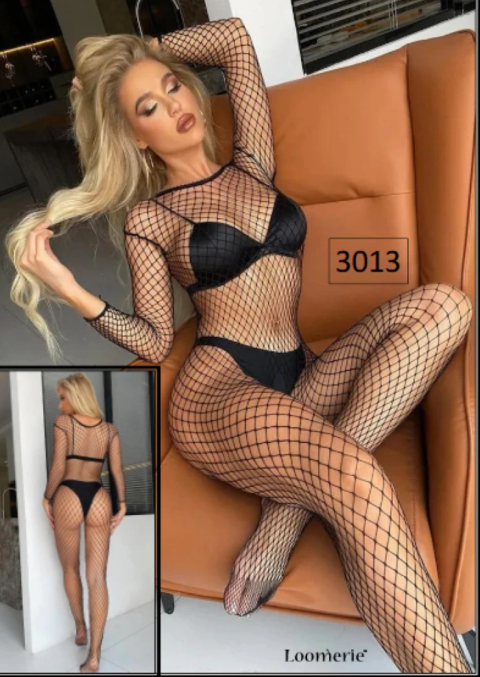 #3013 - Loomerie 3013 Kadın Vücut Çorabı-Siyah Uygun Fiyat ve Kaliteli Terletmez Kumaş